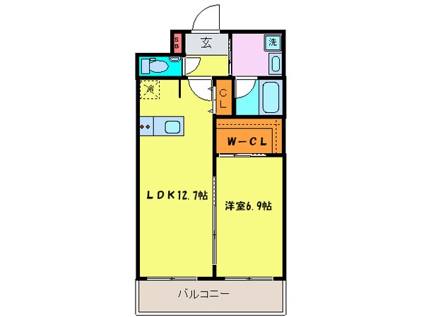 エルミタ－ジュ新栄の物件間取画像